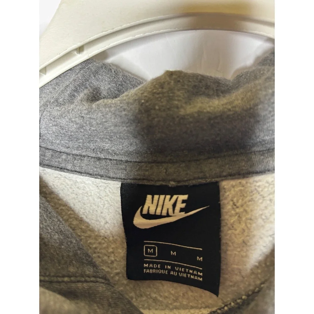Nike Air Mens Hoodie‎ Gray Pullover Graphic Sweatshirt Medium BV5132-071